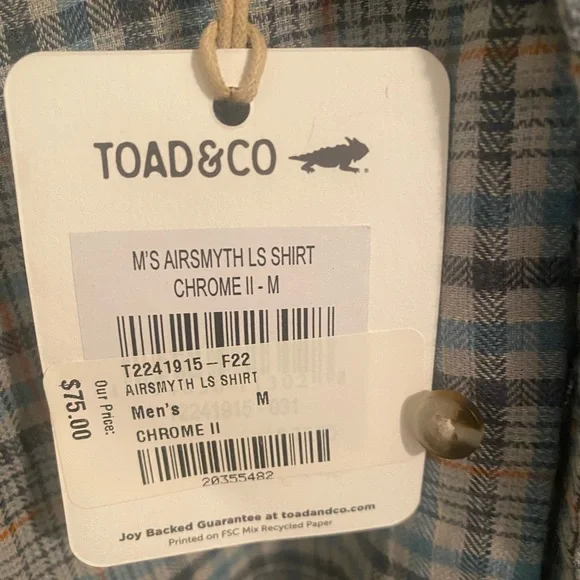 Toad and Company flannel - Picture 2 of 4